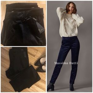 ❤️NWT❤️Massimo Dutti Straight Velvet Trouser